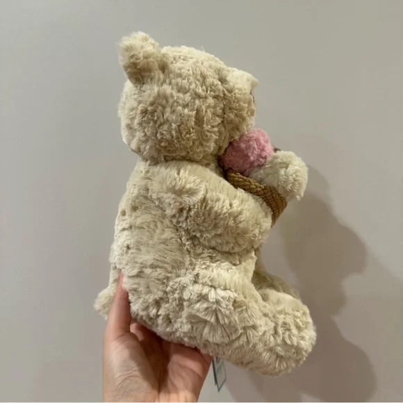 Authentic Jellycat NYC Exclusive Oatus Bear With Ice Cream - Picture 3 of 6